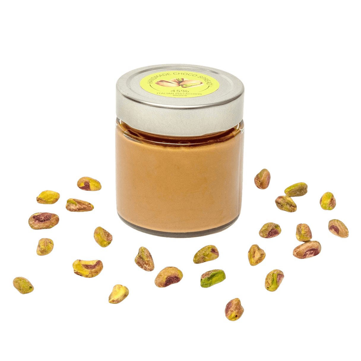 Crema spalmabile al pistacchio 250g con 45% di pistacchi freschi di Bronte DOP