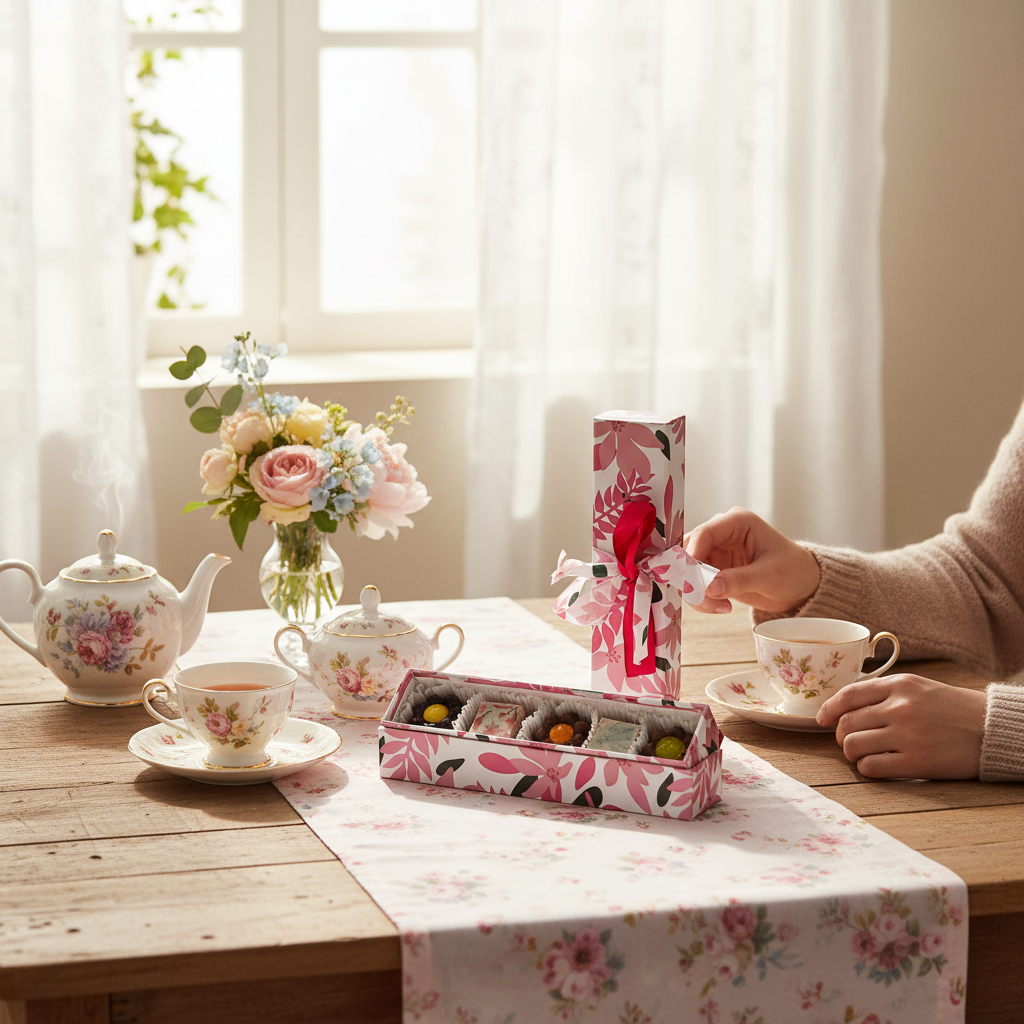 Scatola primavera da 5 praline 75g