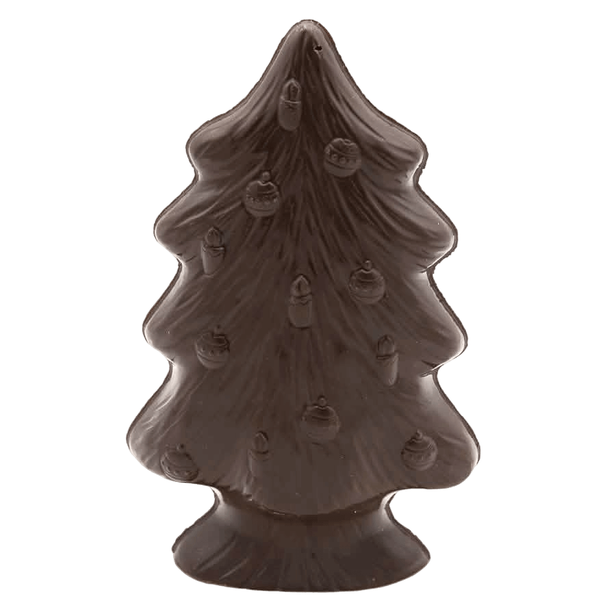 Albero di Natale di cioccolato fondente 170g