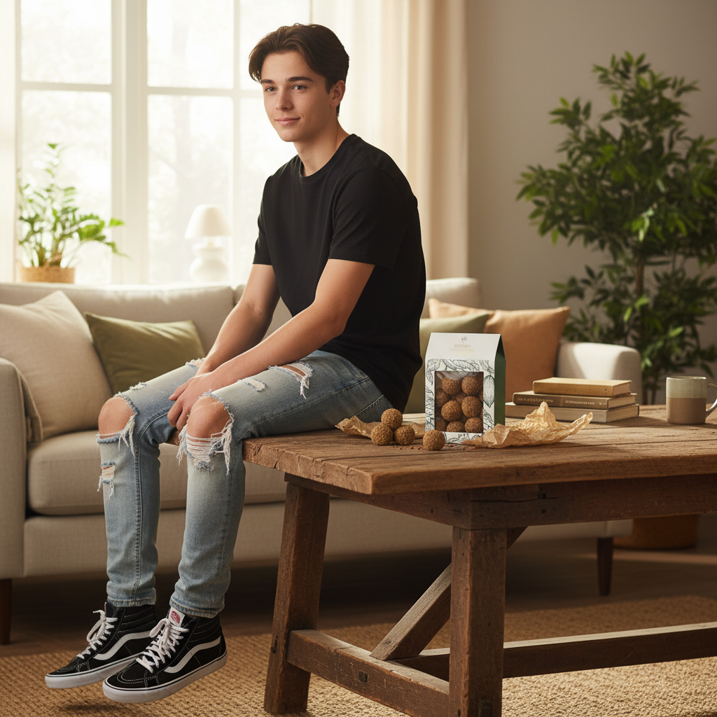 Sacchetto di tartufi belgi con copertura di speculoos 160g