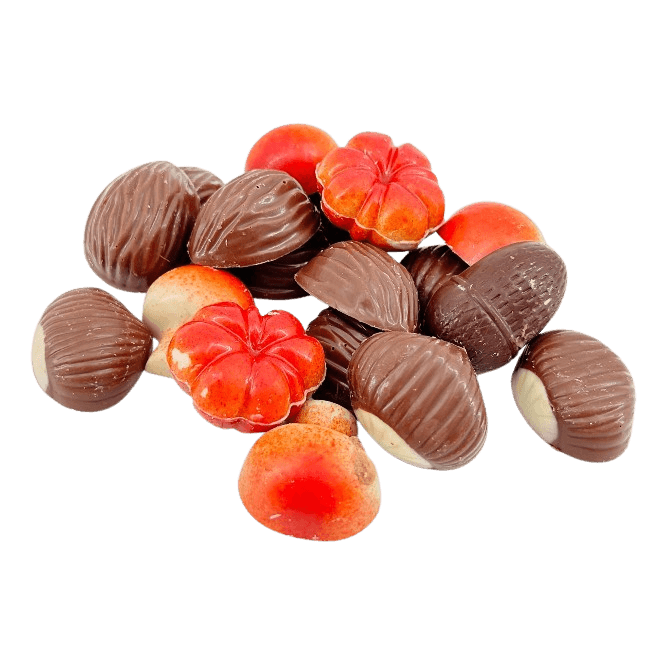 Frutti autunnali in cioccolato
