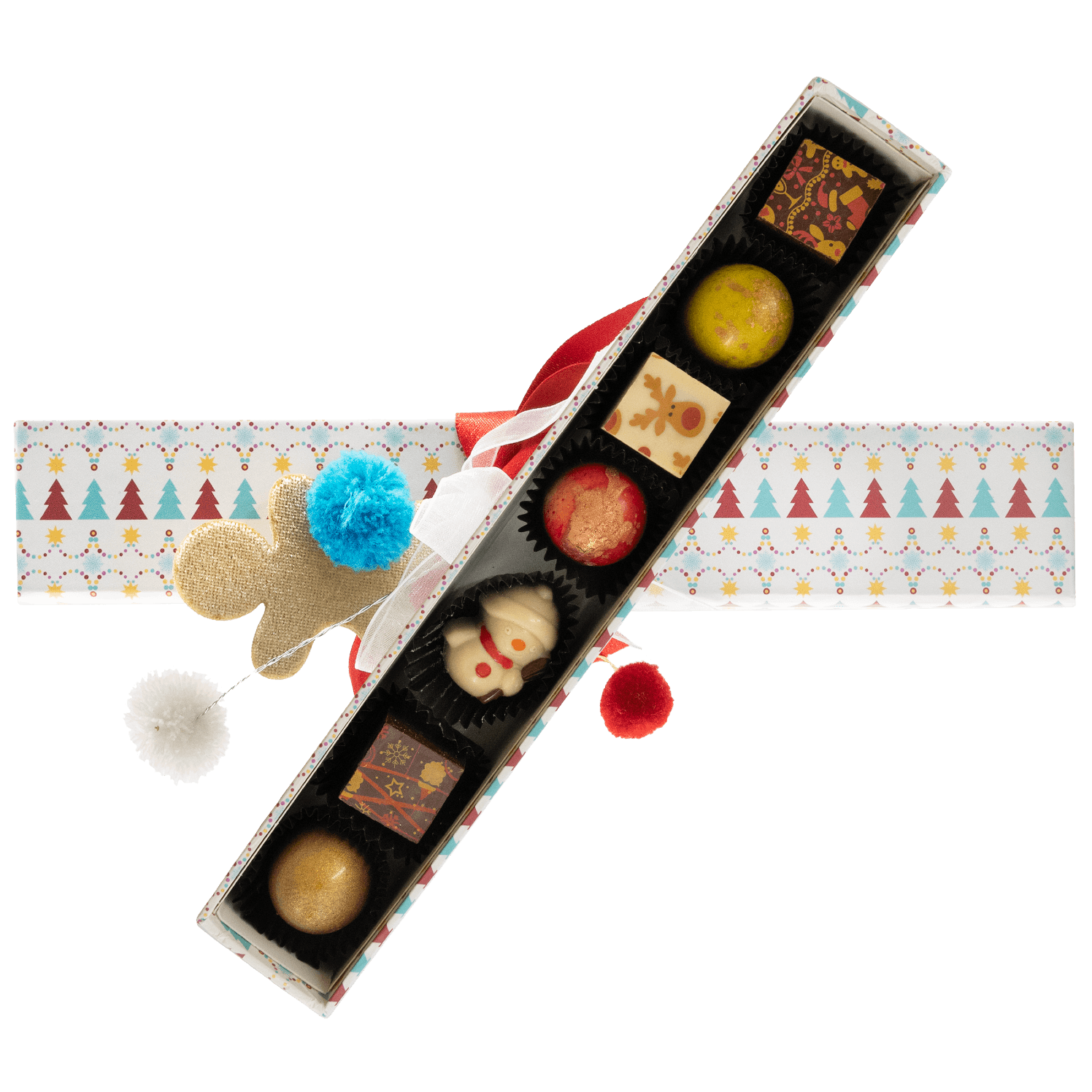 Scatola di Natale Il mio amico orso 7 praline 105g