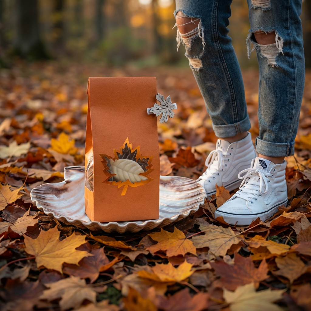 Miscela di foglie autunnali di cioccolato