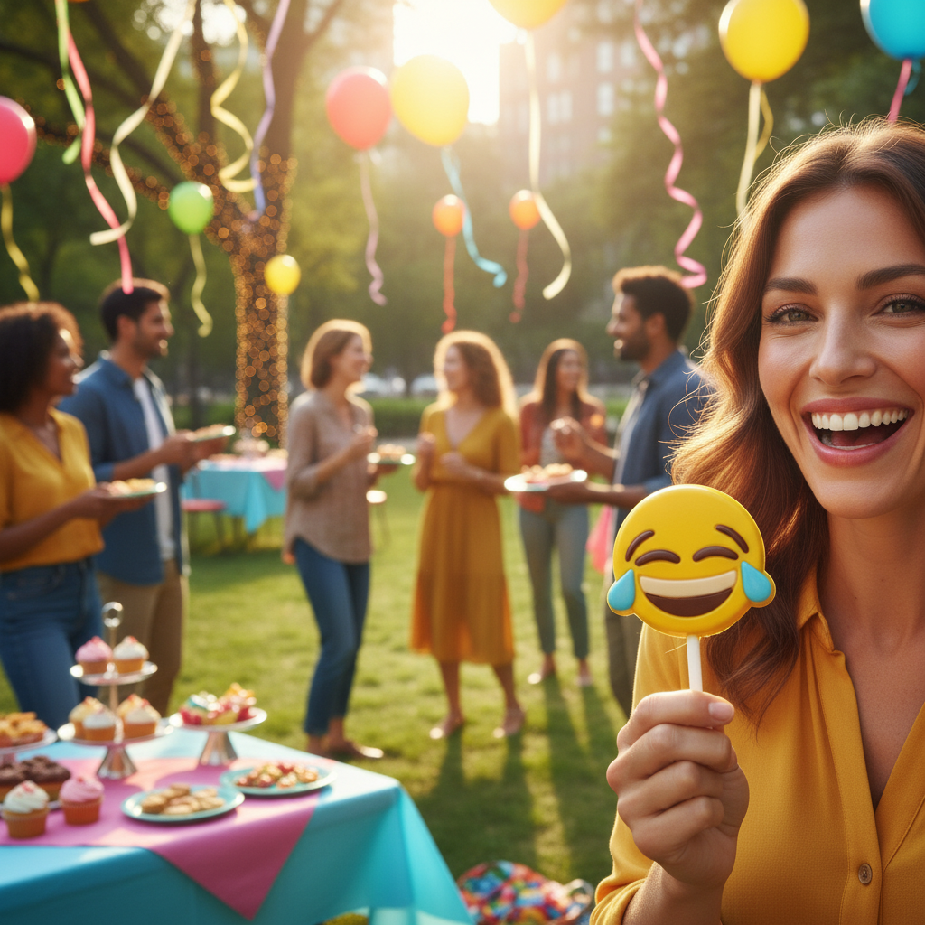 Lecca-lecca al cioccolato bianco emoji joy 30g