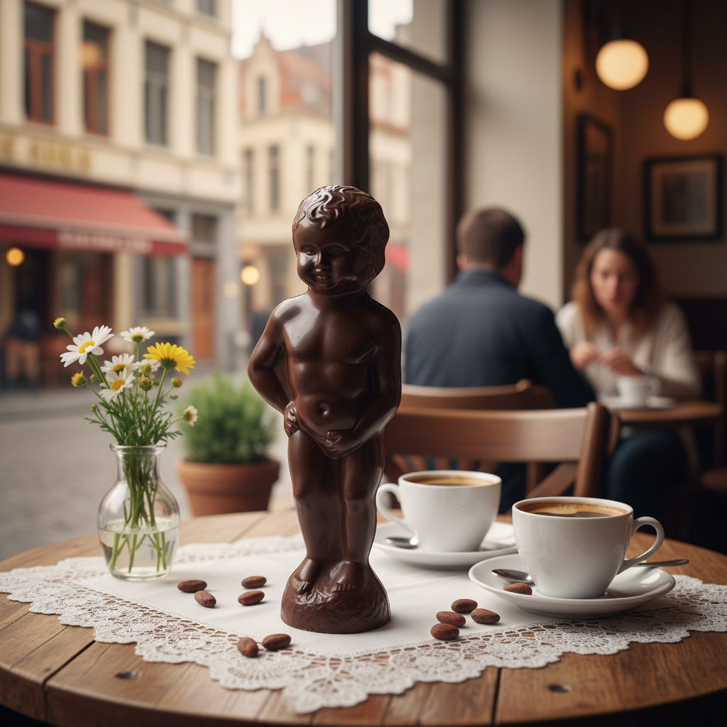 Manneken Pis al cioccolato fondente 450g