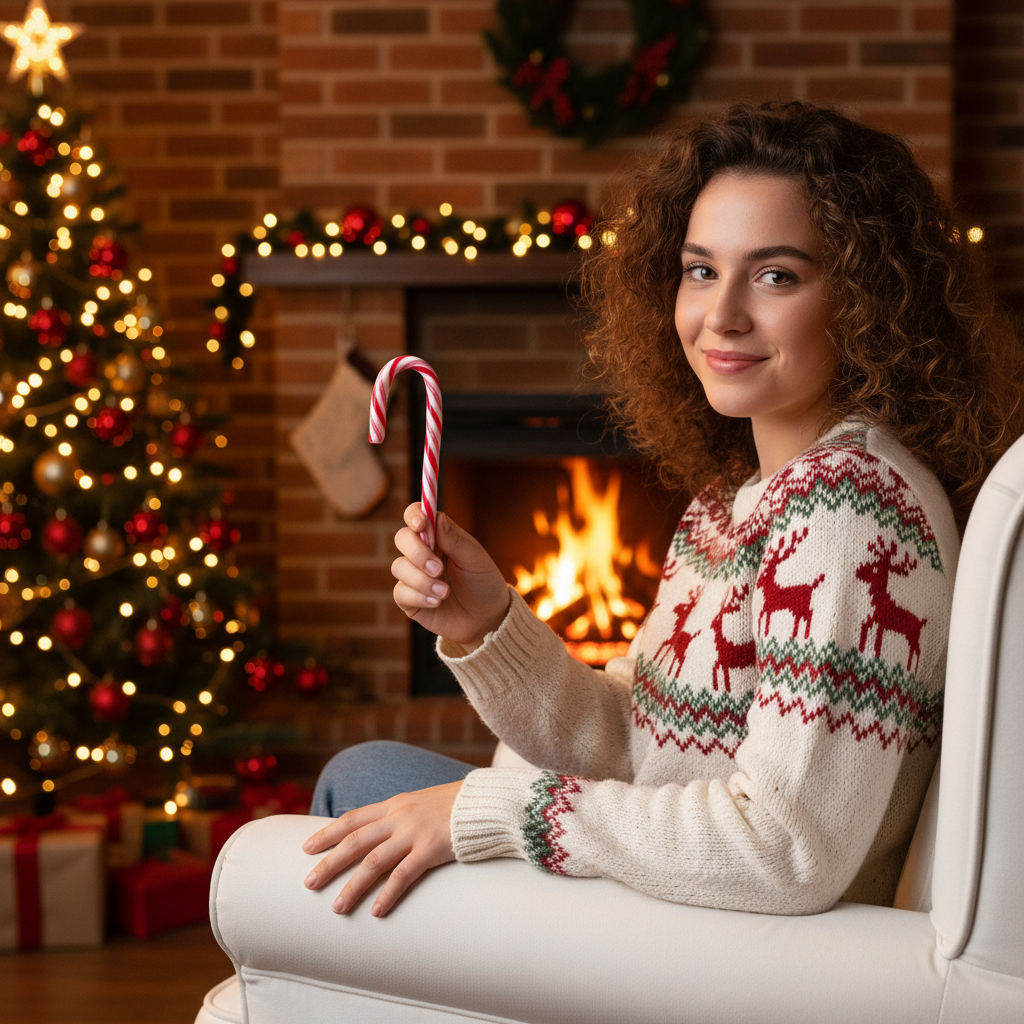 Bastoncini di zucchero natalizi 14g