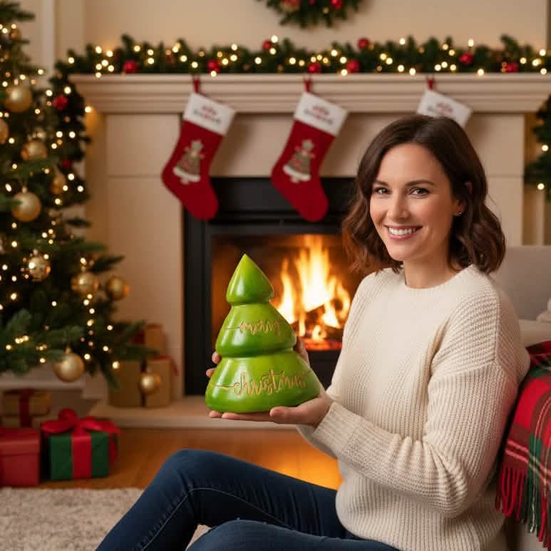 Albero di Natale di cioccolato bianco 280g