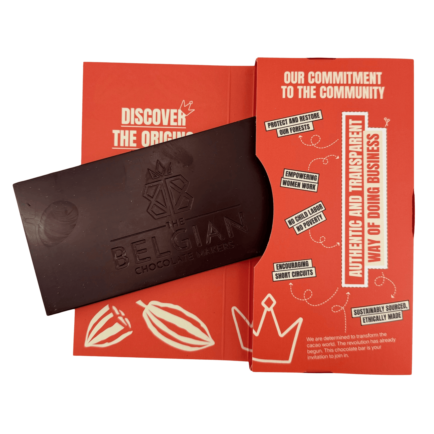 Chocolate bar origin Ecuador Finca Gartyh 70% - The Belgian Chocolate Makers