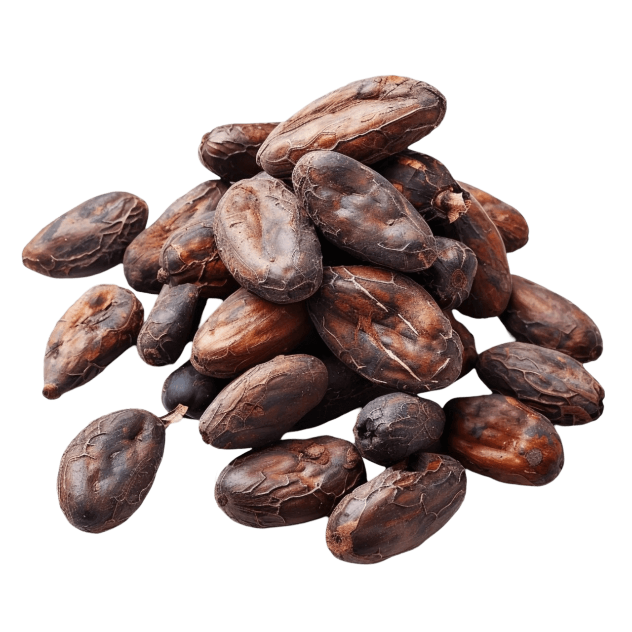 Sacchetto di semi di cacao freschi