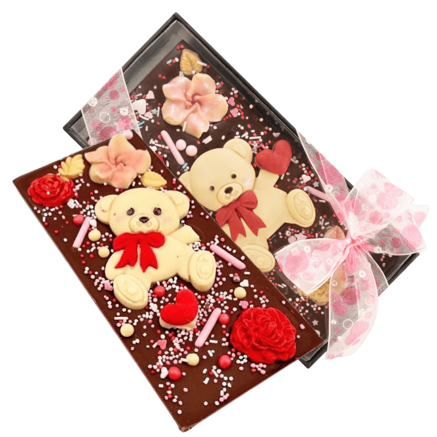 Tavoletta di cioccolato fondente Love Bear 120g