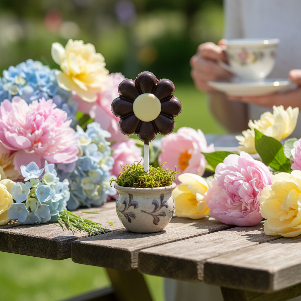Lecca-lecca al cioccolato fondente 20g