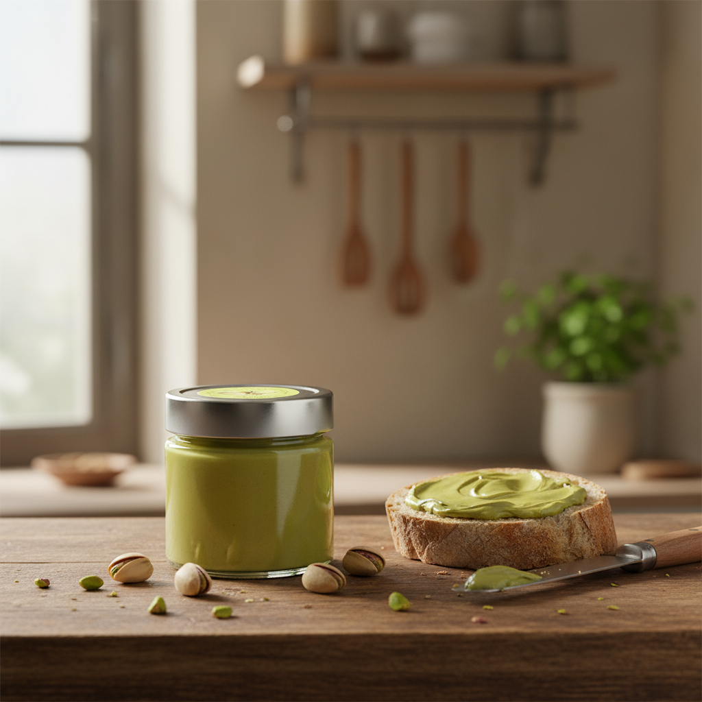 Crema spalmabile al pistacchio 250g con 45% di pistacchi freschi di Bronte DOP