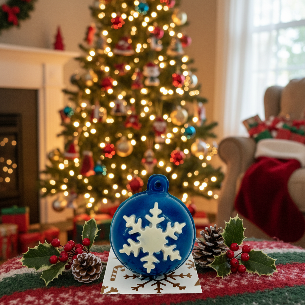 Cioccolato bianco di Natale festivo 60g