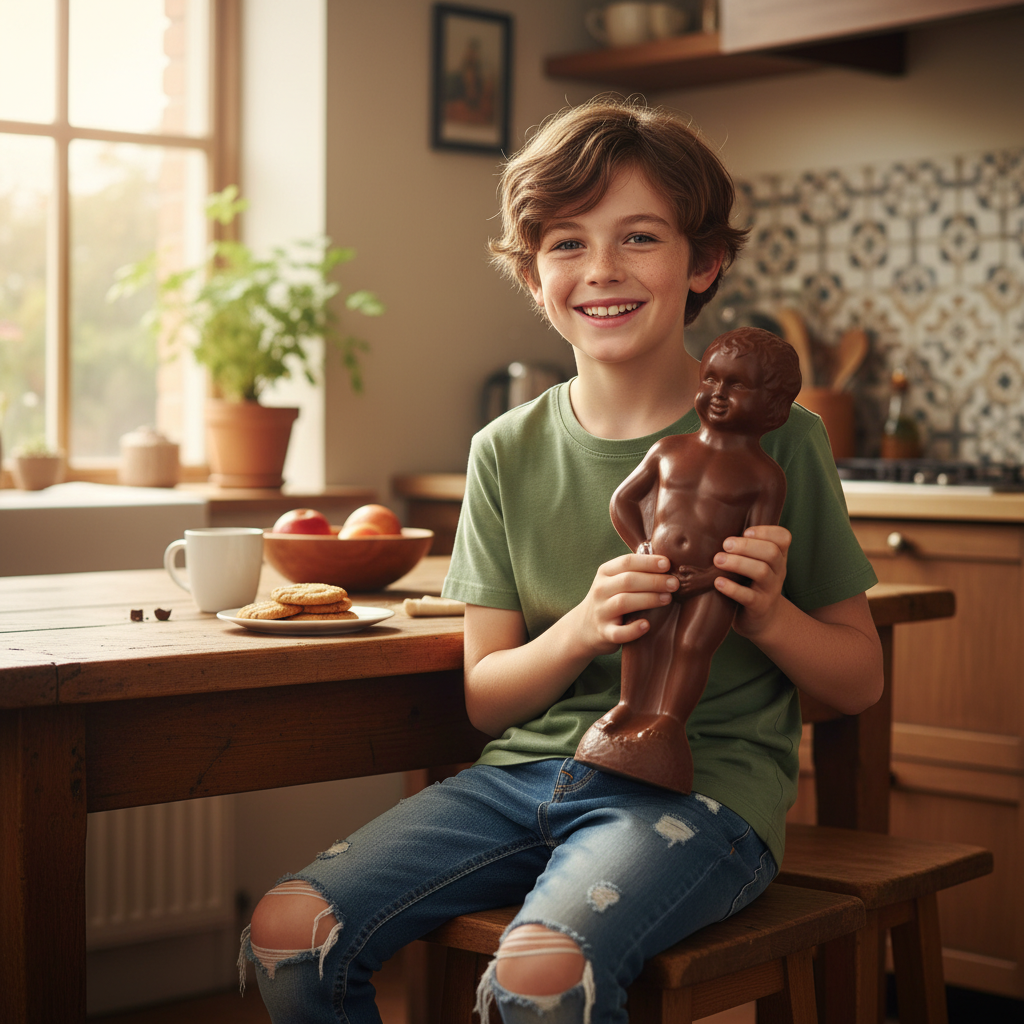 Cioccolato al latte Manneken Pis 450g