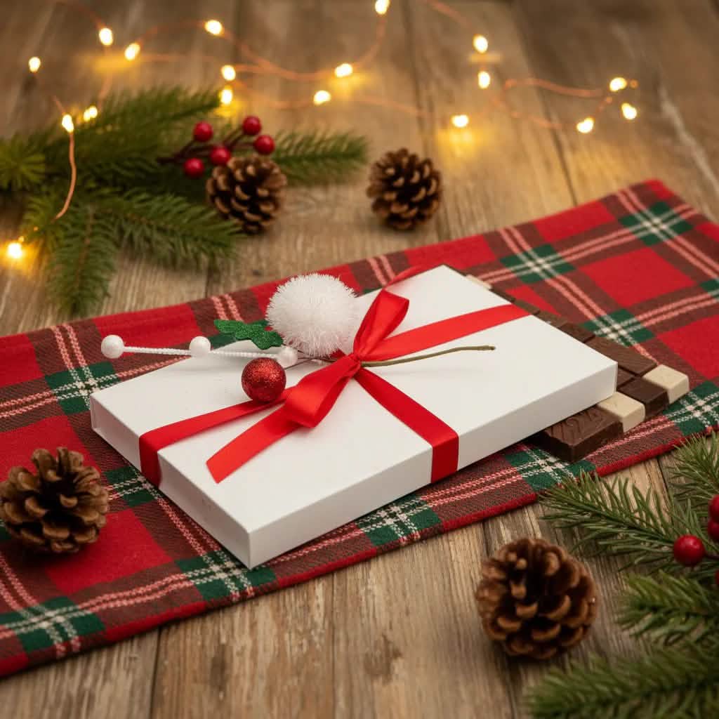 Tavoletta di cioccolato al latte per il calendario dell'avvento 200g