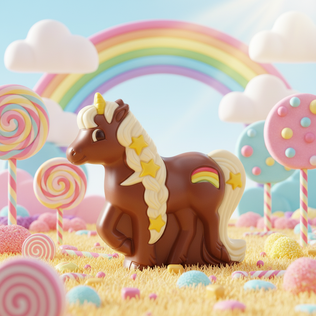 Unicorno di cioccolato al latte 90g