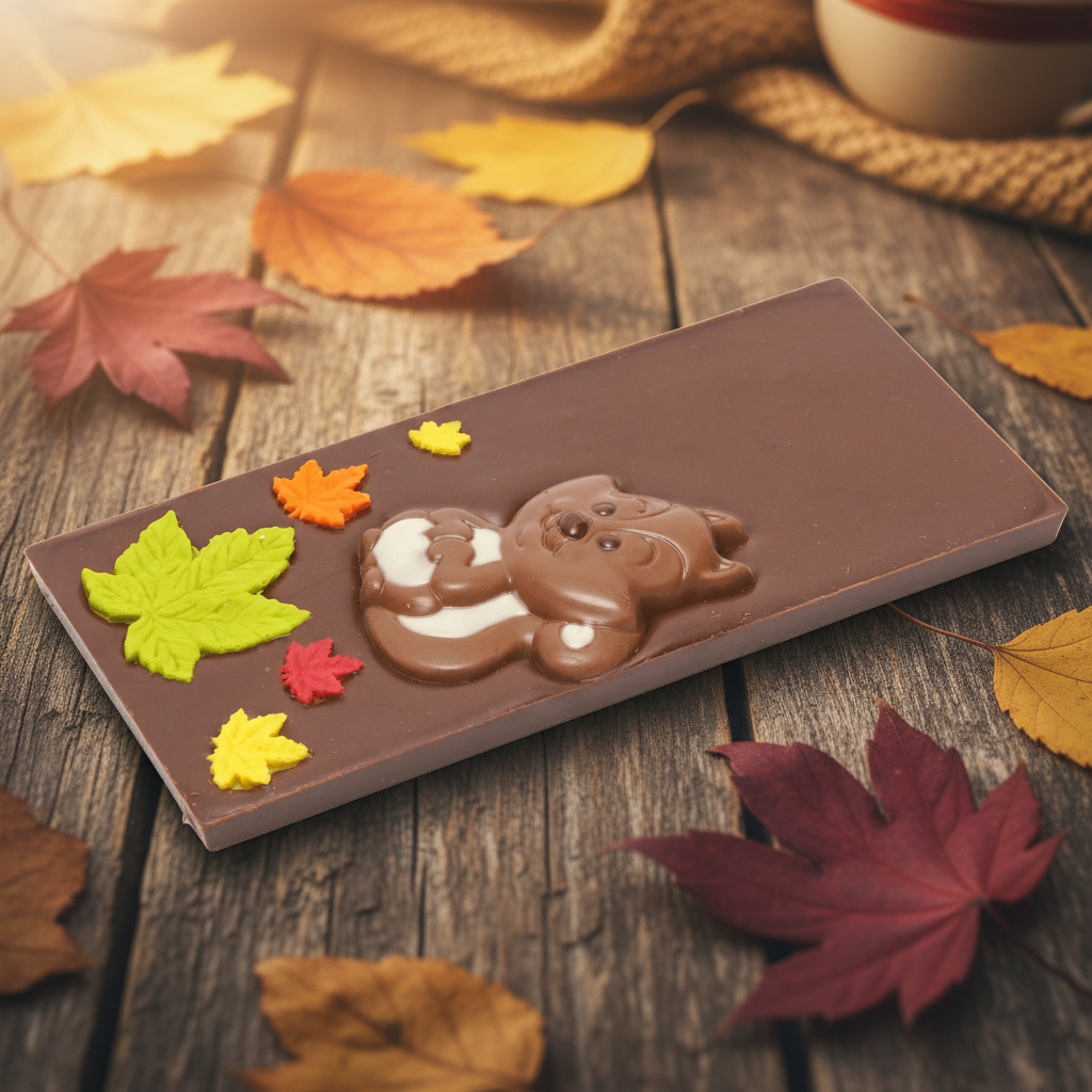 Tavoletta di cioccolato fondente scoiattolo 125 g