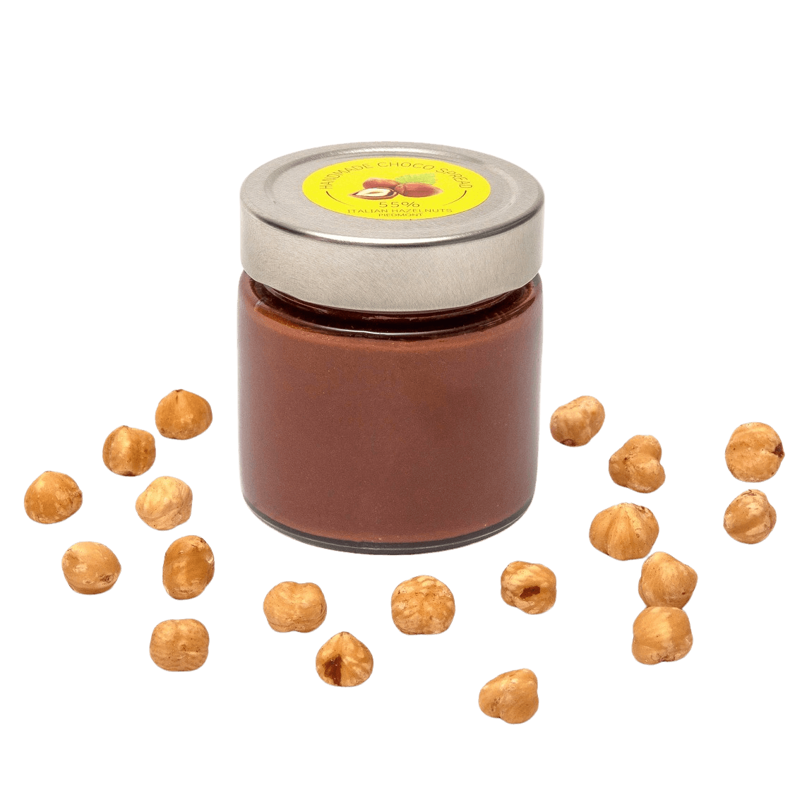 Crema spalmabile al 55% di nocciole italiane del Piemonte 250g