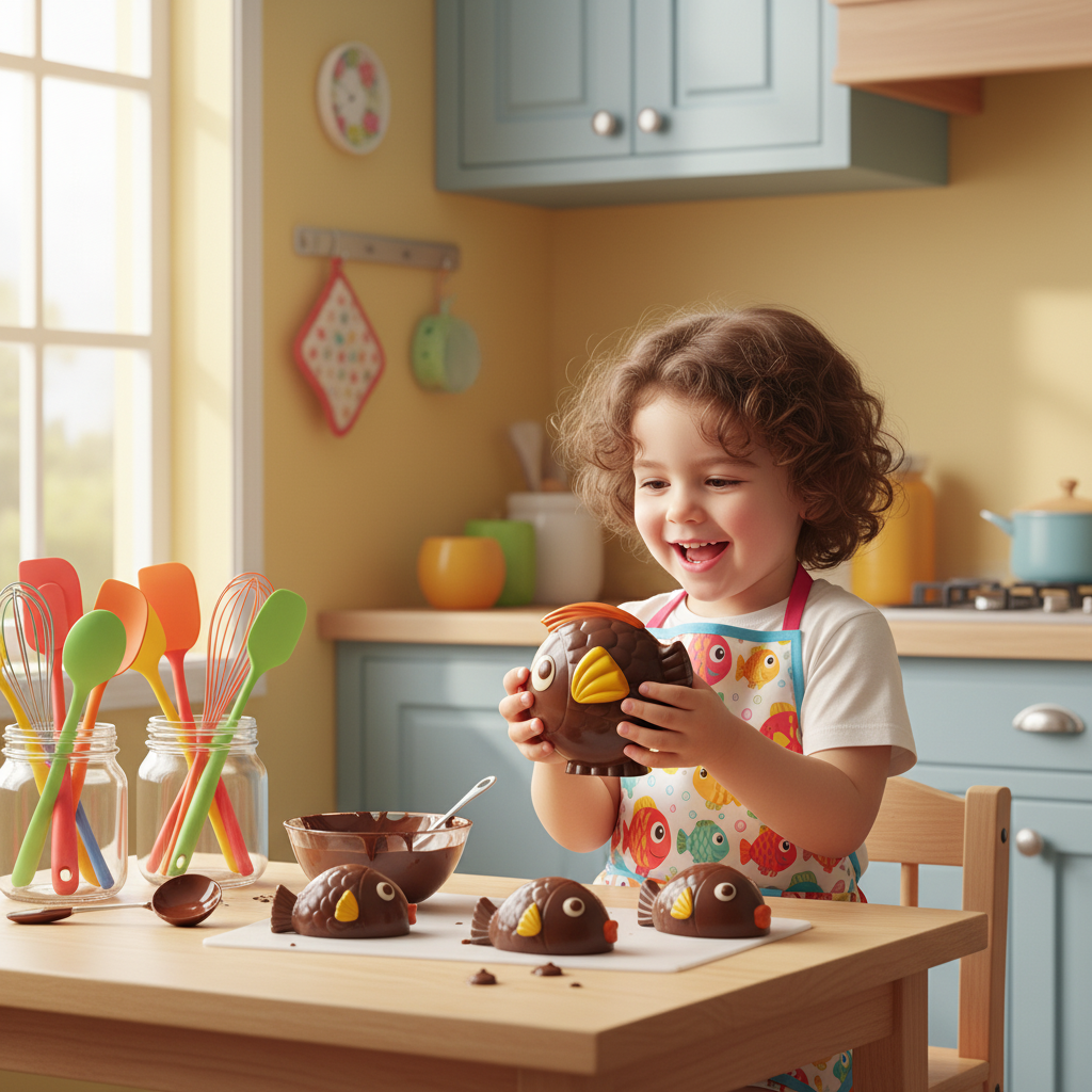 Pesce al cioccolato fondente 150 g