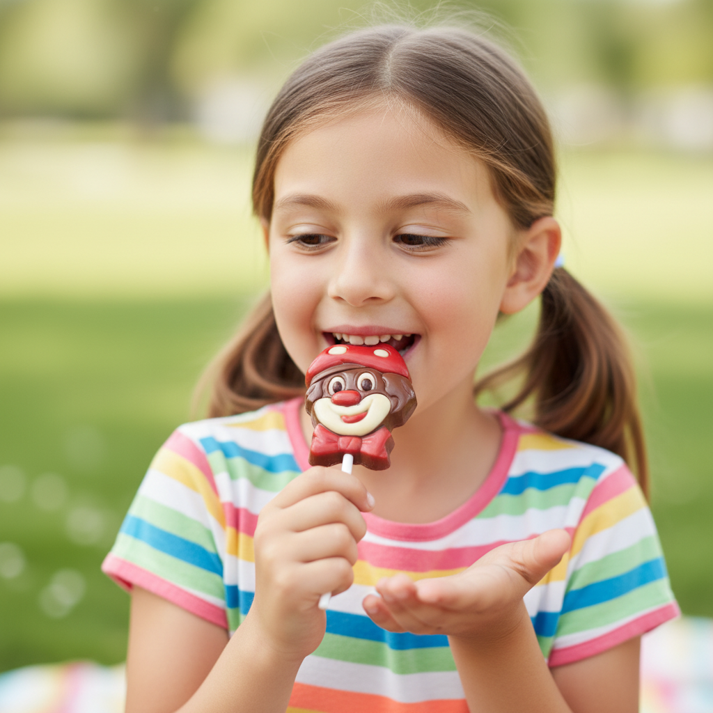 Lecca lecca-lecca al cioccolato al latte 30g