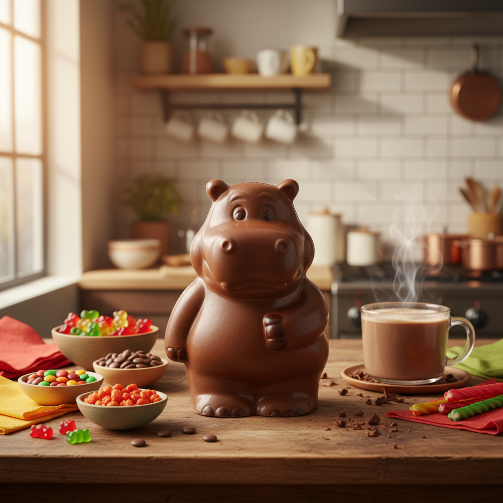 Ippopotamo di cioccolato al latte 140g