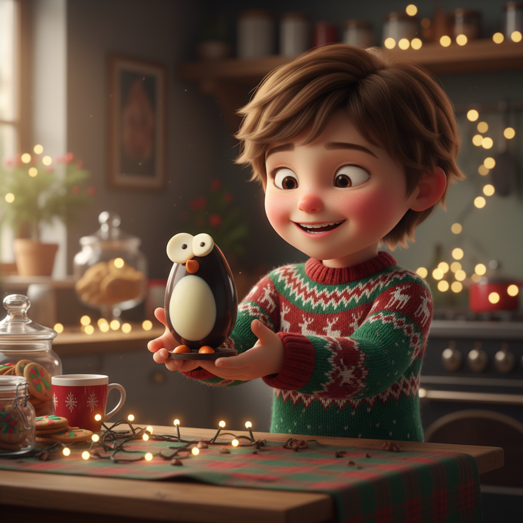 Pinguino di cioccolato fondente 300g