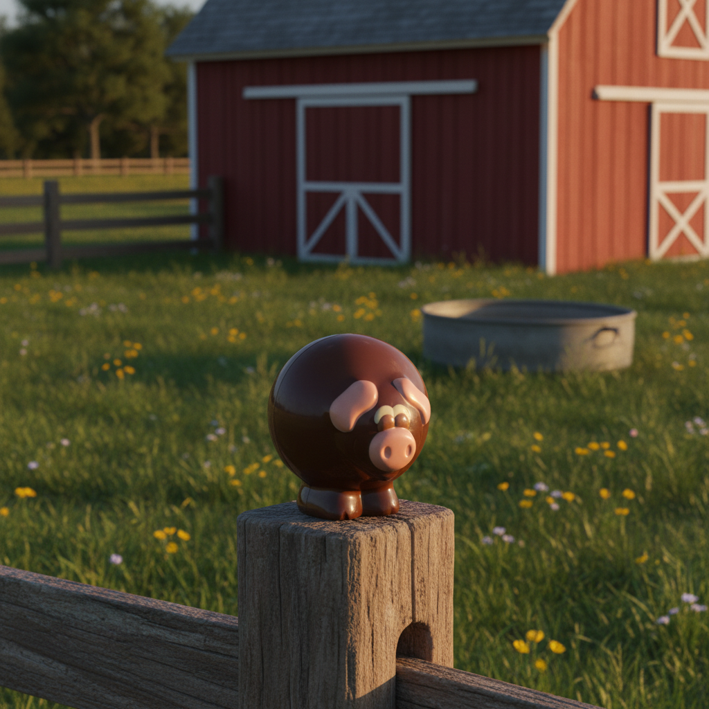 Maiale al cioccolato fondente 130g