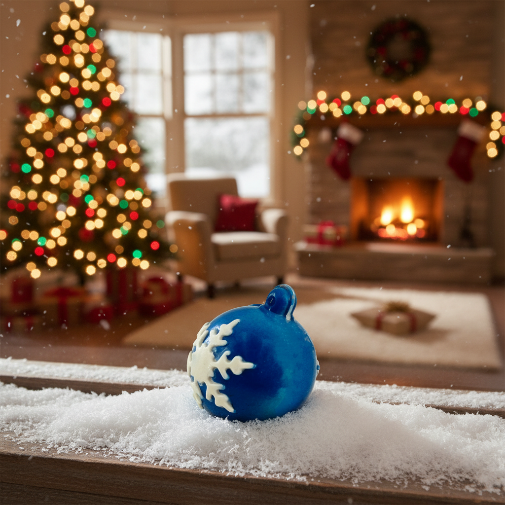 Cioccolato bianco di Natale festivo 60g