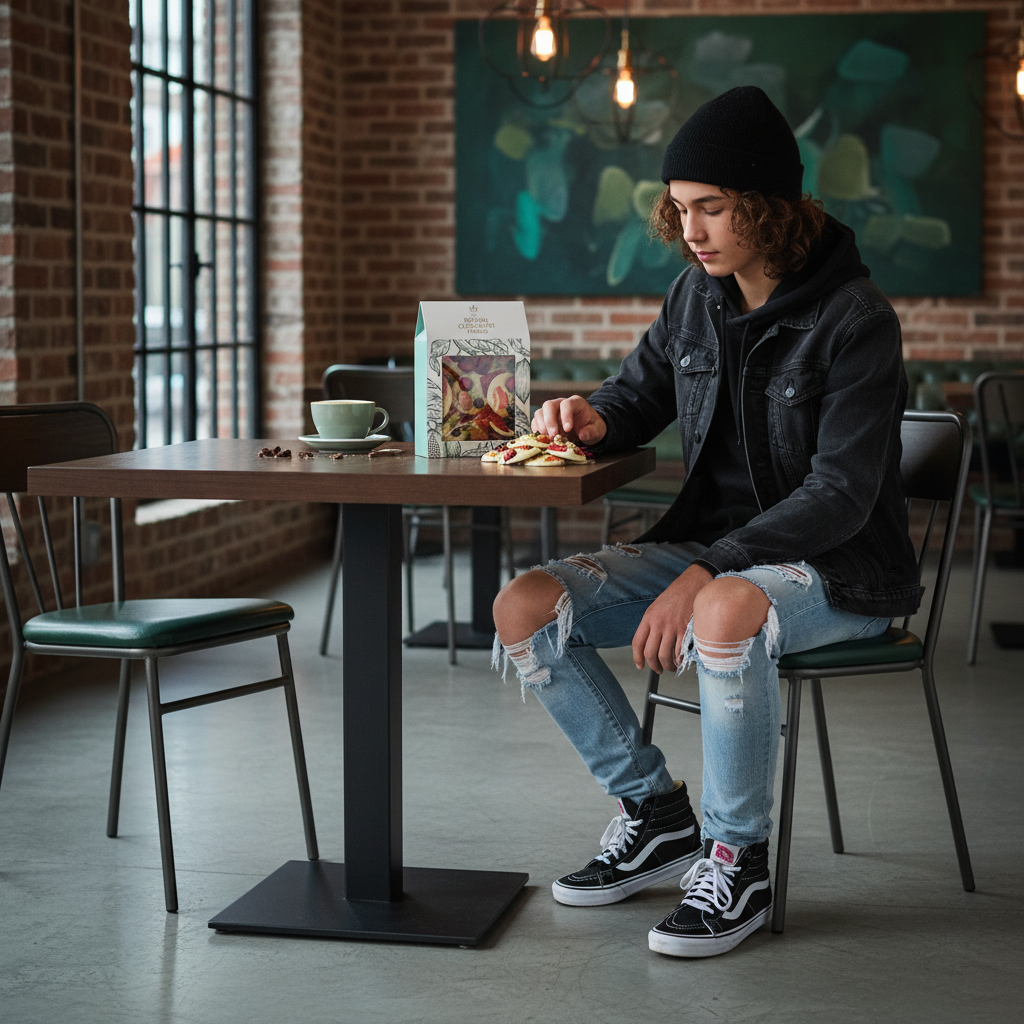 Mendiants al cioccolato bianco con pezzetti di pistacchio, mandorle, fragole e ribes nero