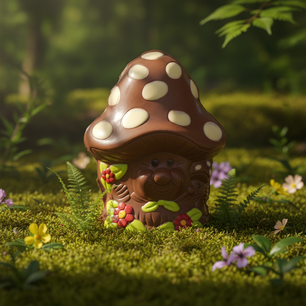 Fungo sorridente di cioccolato al latte 160g