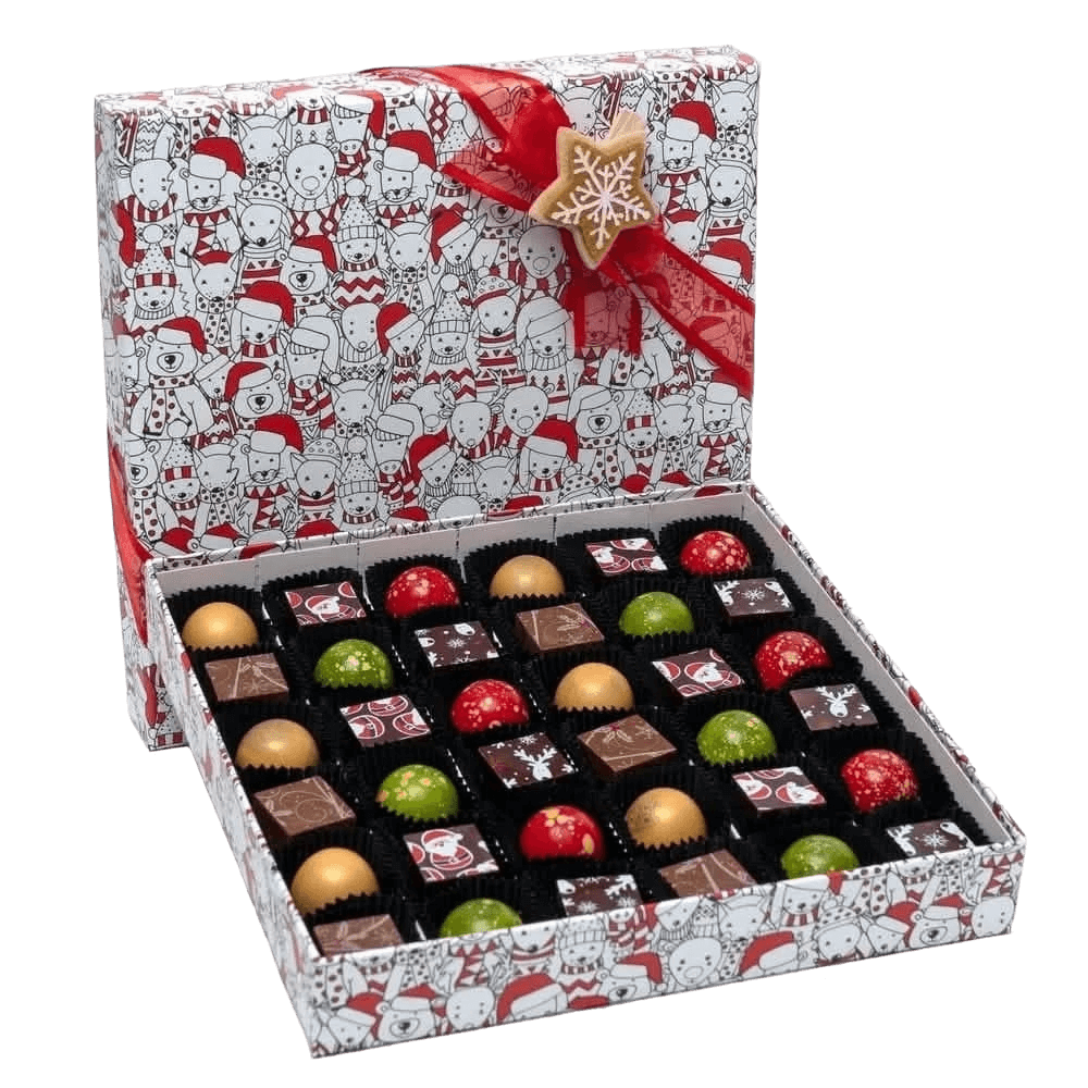 Scatola di Natale 36 praline 540g