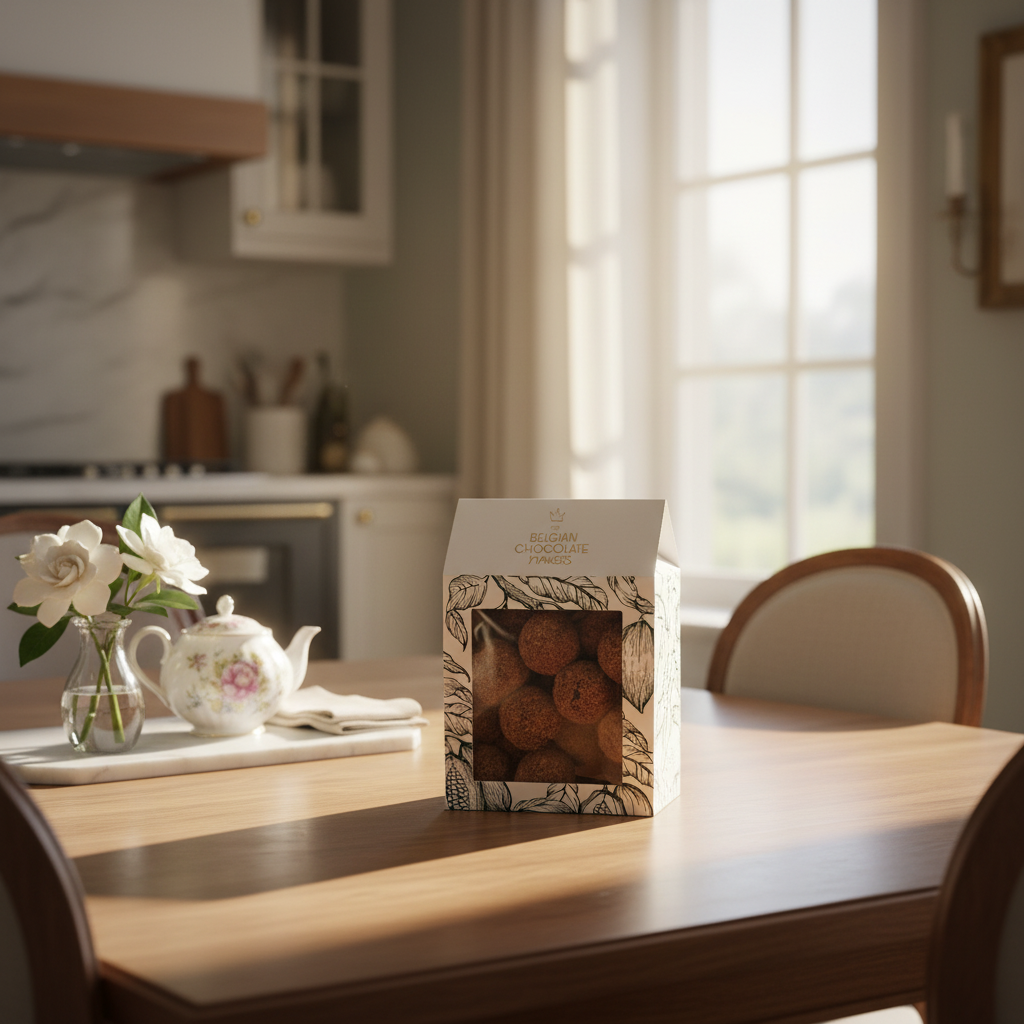 Sacchetto di tartufi belgi con copertura di speculoos 160g