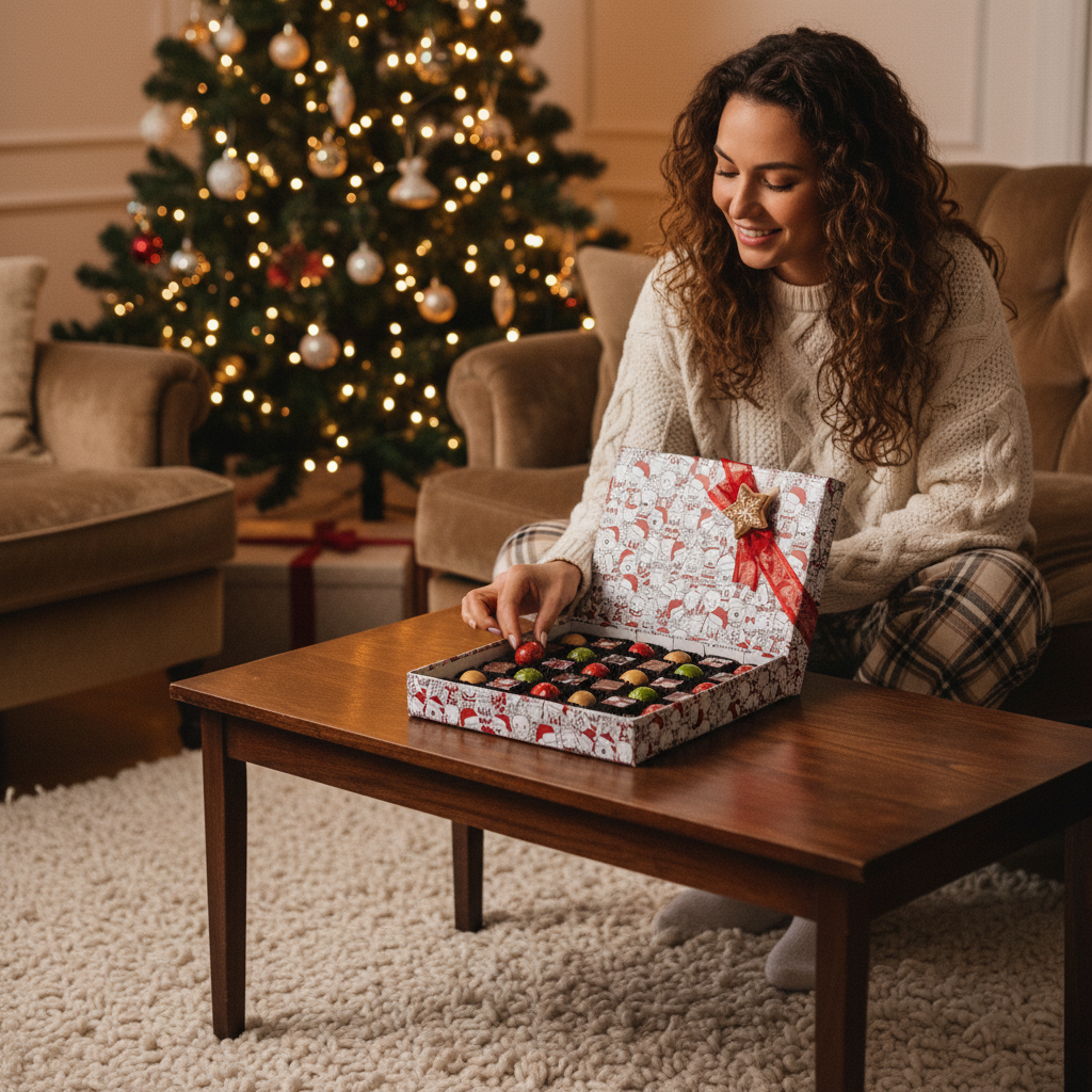 Scatola di Natale 36 praline 540g