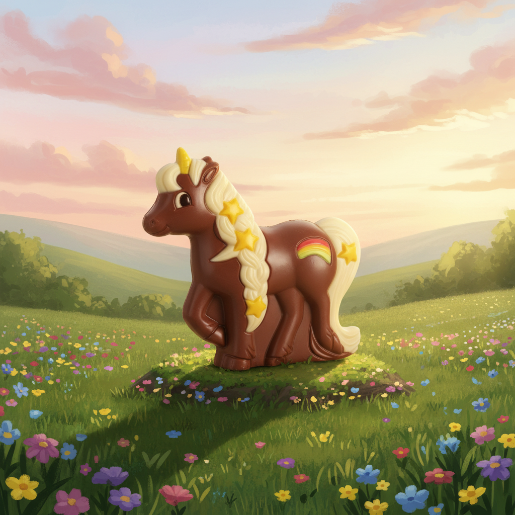 Unicorno di cioccolato al latte 90g