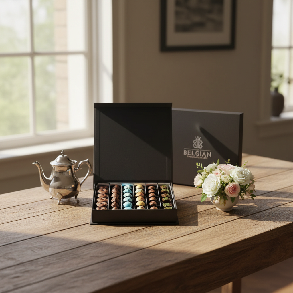 Scatola di lusso da 36 praline di cioccolato