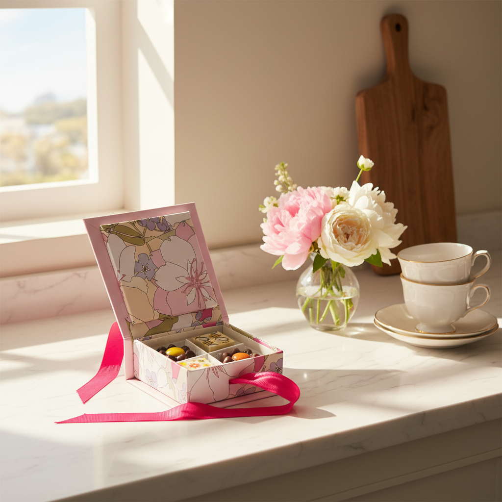 Scatola di praline primavera 50g