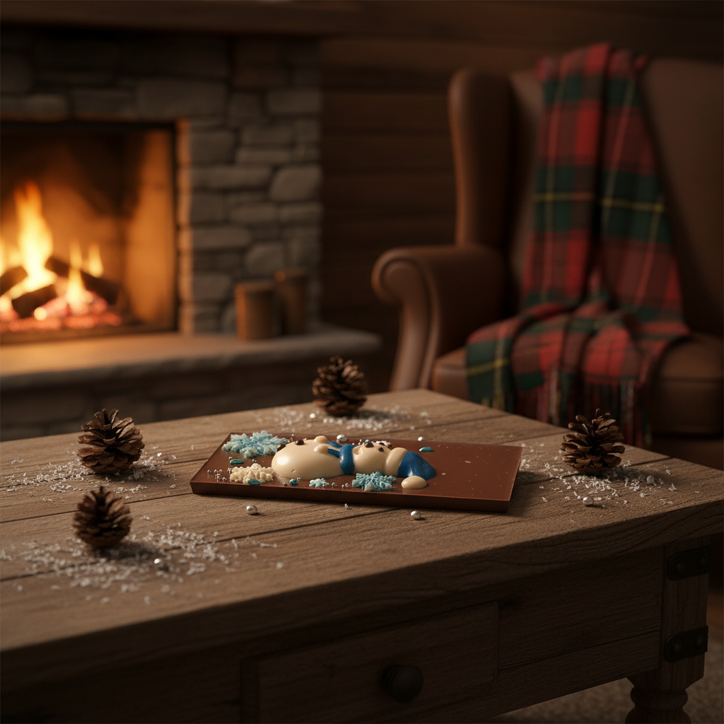 Tavoletta invernale di cioccolato al latte 120g