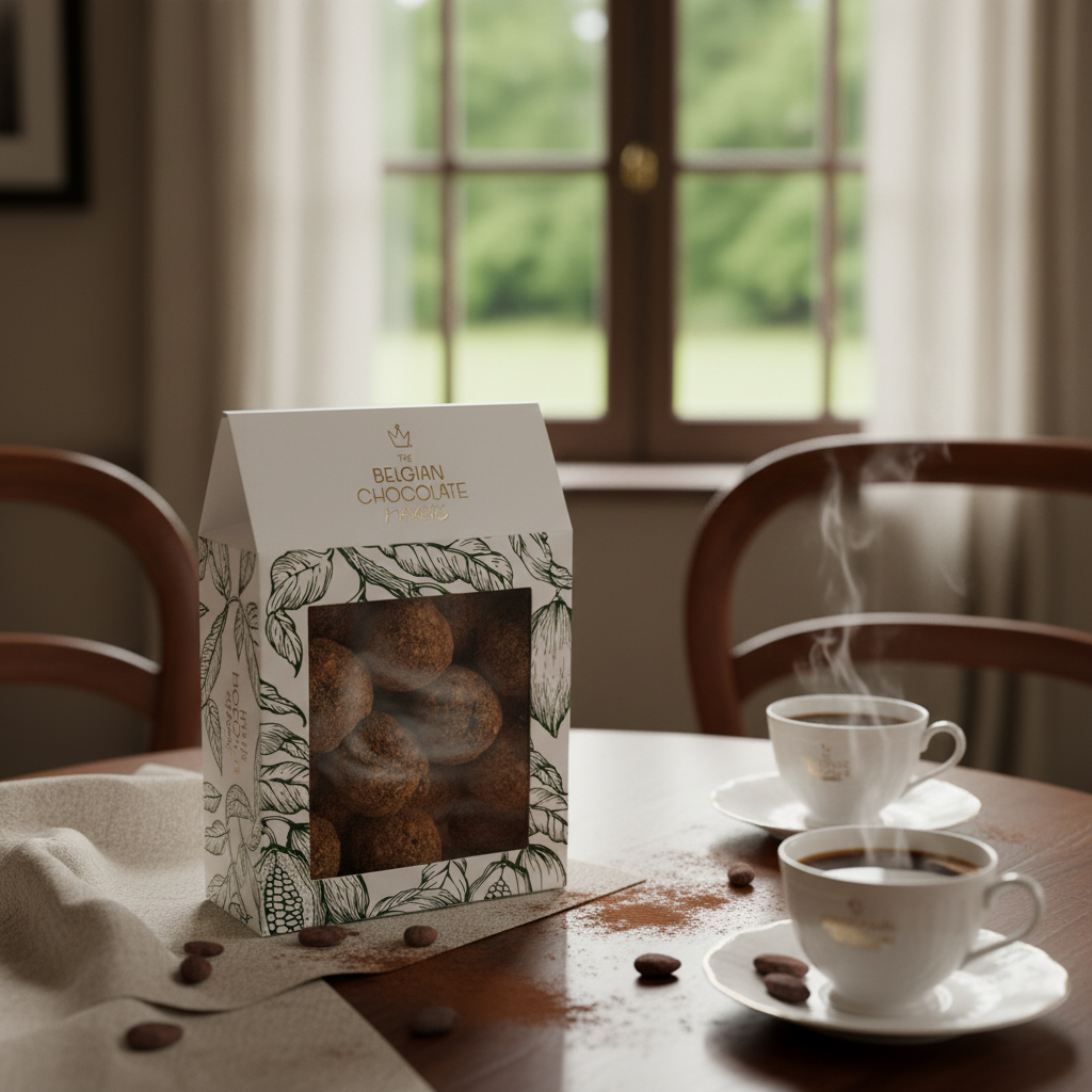 Sacchetto di tartufi belgi con copertura di speculoos 160g